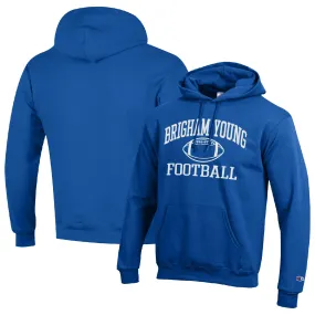 Champion BYU Cougars Royal Football Icon Pullover Hoodie
